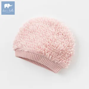 DB5997 dave bella, осенне-зимняя розовая шерстяная шляпа для маленьких девочек, текстильная шляпа с котом