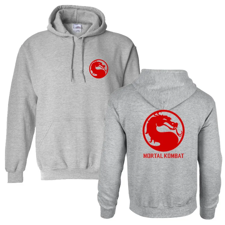 Модная брендовая спортивная одежда Mortal Kombat Dragon толстовки Мужская толстовка