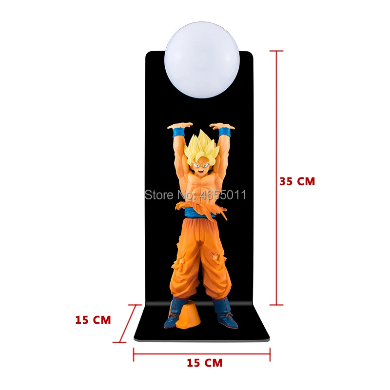 S. orange DIY DRAGON BALL Аниме Goku Zamasu Вегета Буу силовые бомбы настольная лампа светодиодный ночник декоративное освещение подарки