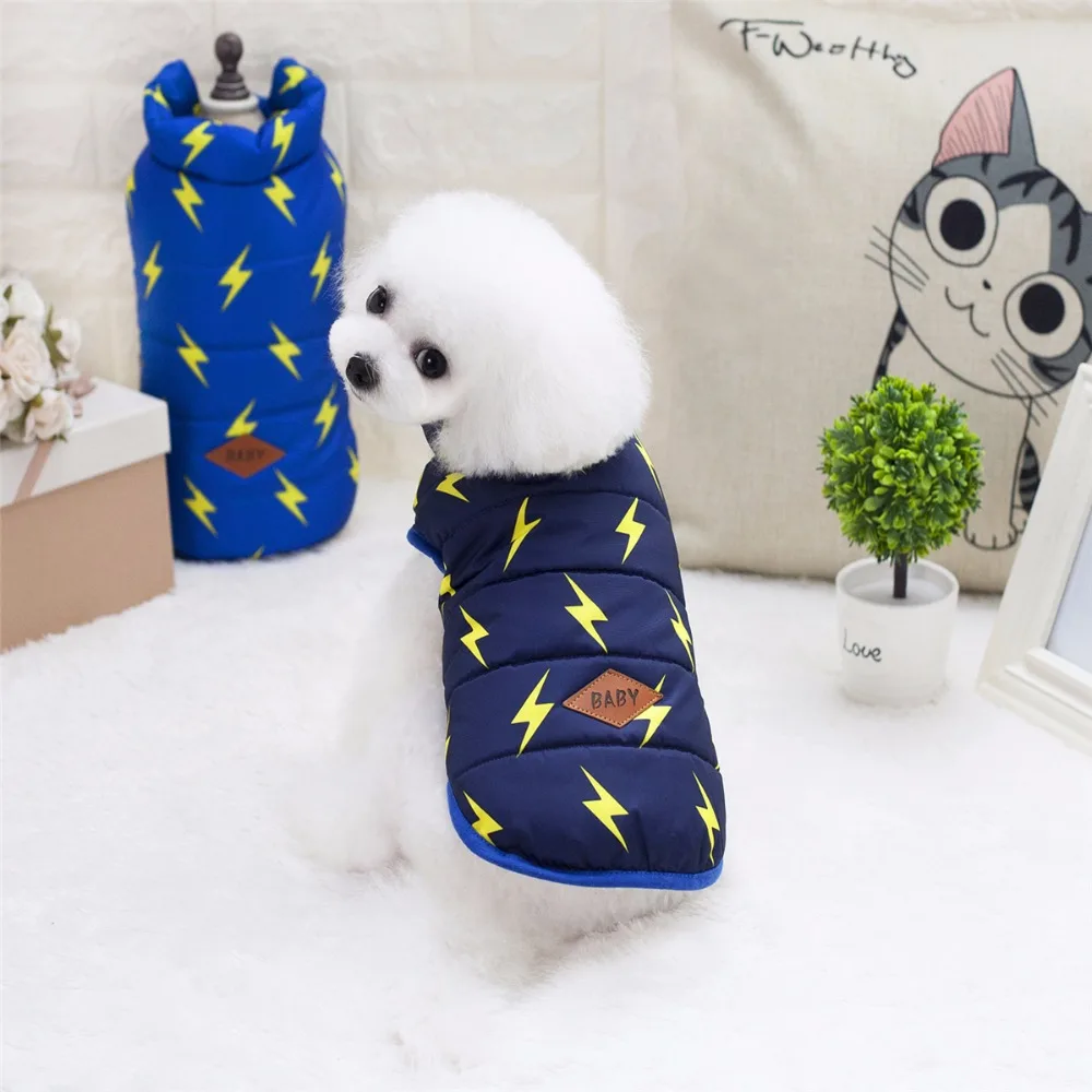 Y75 зимний мягкий жилет пальто модная одежда с молнией рисунком щенка теплая