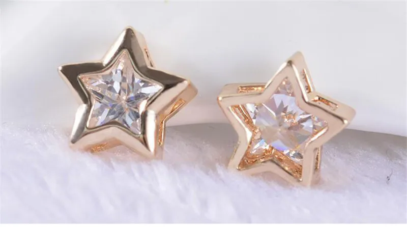 10 ШТ. Europea Crystal Star Подвески для DIY Ожерелье Серьги Hollow Шарма Шарика Fit