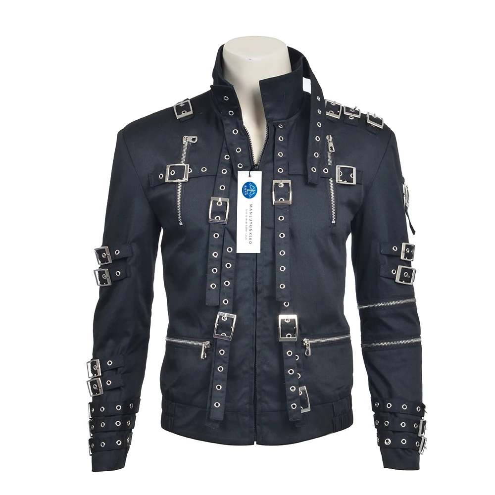 

ManLuYunXiao Cosplay Costume Michael Jackson Jacket Michael Jackson Cosplay Costume Men's Jacket Custom Made