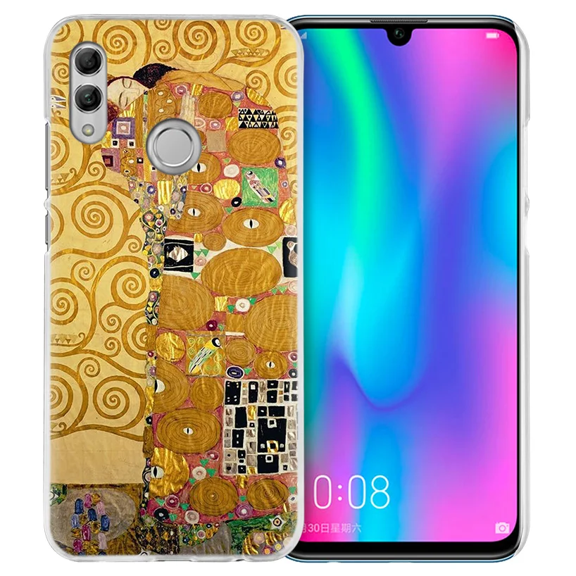 «Поцелуй» Густава Климта, чехол для huawei Honor 8X Y9 9 10 Lite Play 7C 8C 8 S 8A фотоаппаратов моментальной печати 7 S 7A Pro V20 20i Y6 Y7 Y5 жесткий чехол для телефона pc Лидер продаж