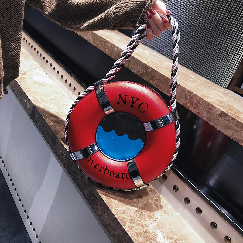 Сумка мессенджер Lifebuoy модная повседневная круглая через плечо|Сумки с ручками| |