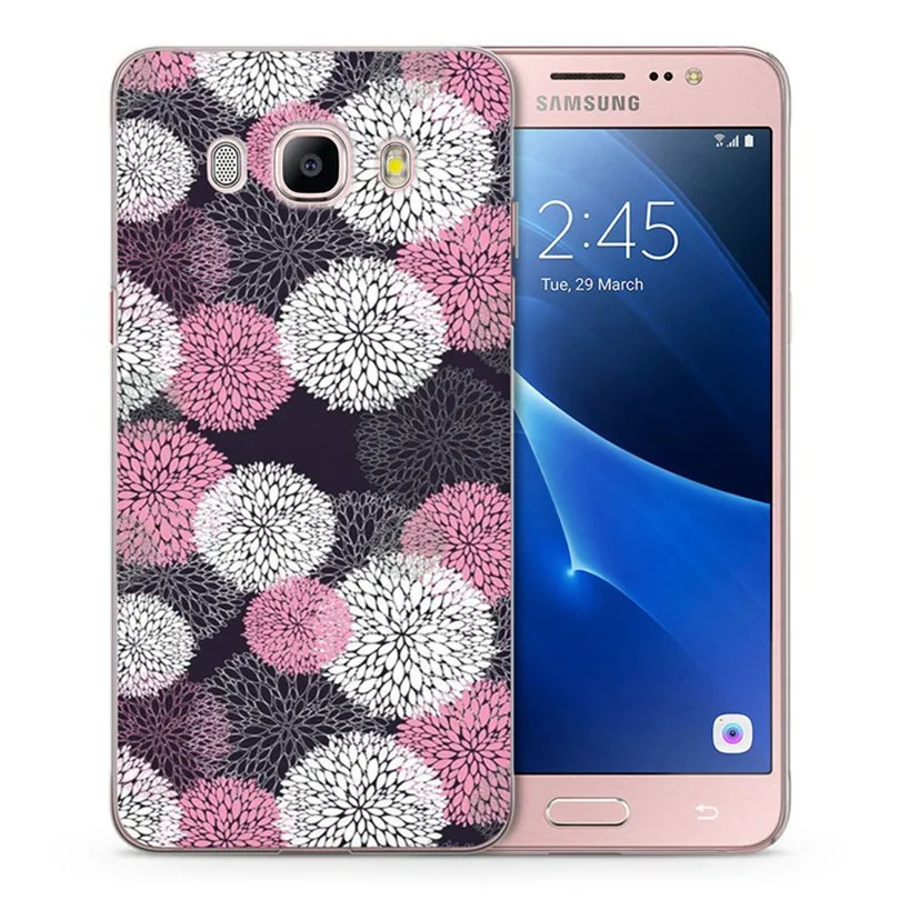 For Samsung Galaxy A3 A5 2016 2015 2017 prime J1 J2 J3 J5 J7 G530H S8/plus Note 8 TPU Soft Flora Face Painted Case C081 |