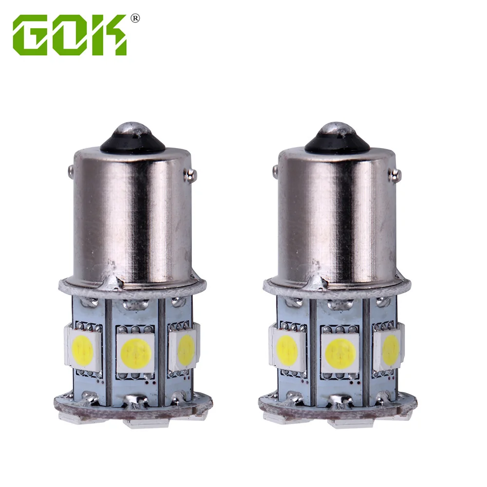 

50 шт., Автомобильные светодиодные лампы 1156 1157 1142 13smd 5050 BA15d Ba15s BAY15D 1142 светодиодный п-сигнал, стоп-сигнал, стоп-сигнал, фонари заднего хода 12 В