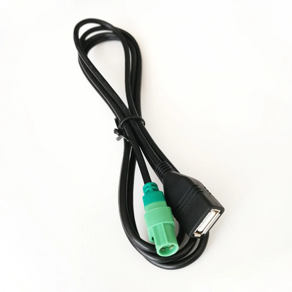 Biurlink Универсальный DIY Автомобильный USB переключатель кнопка usb зарядный кабель адаптер для VW радио CD плеер