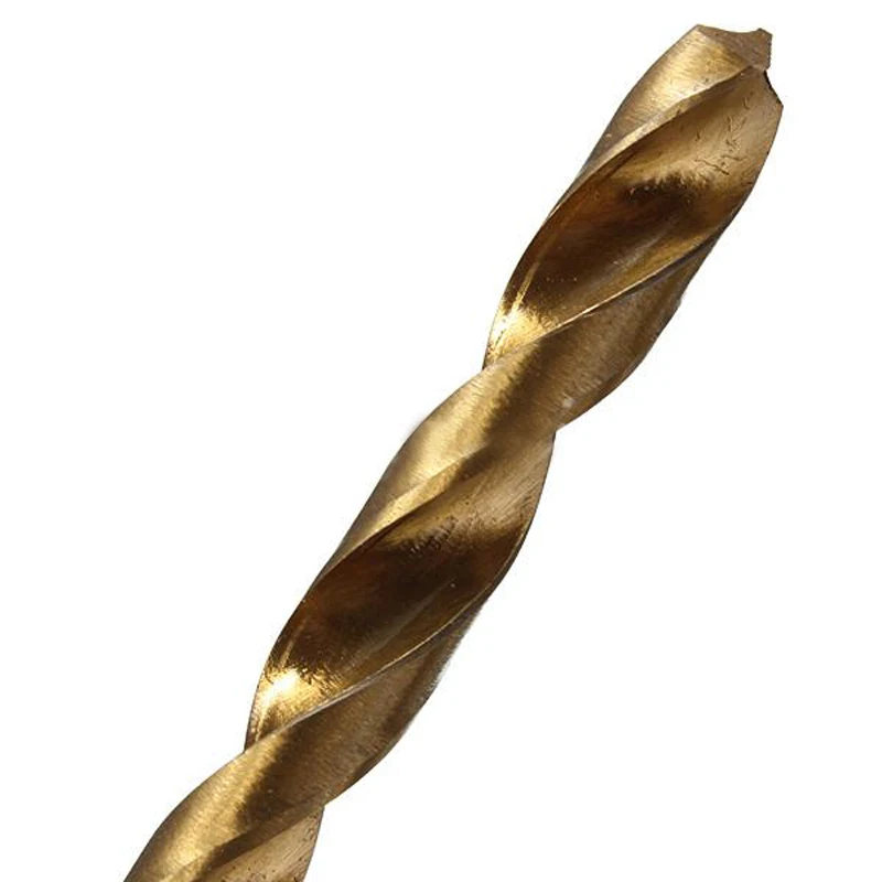 13pcs/set HSS Twist Drill Bit Set Titanium Coated Woodworking Wood Tools 1.5-6.5mm | Инструменты