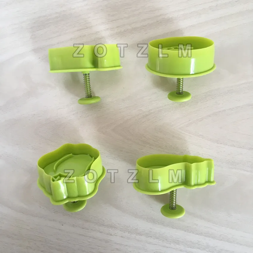 4 шт./компл. овощейсерия Пластик формочки для печенья плунжера Форма выпечки