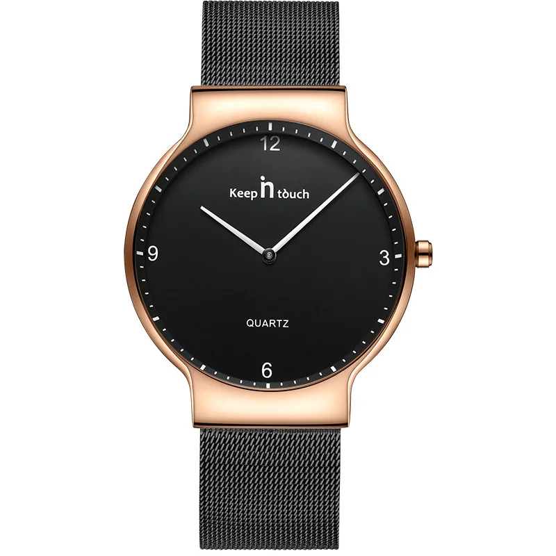 KEEP IN TOUCH Ultra Thin Steel Mesh Belt Quartz Watch Fashion Casual Women Dress Ladies Wristwatches Relogio Feminino | Наручные часы