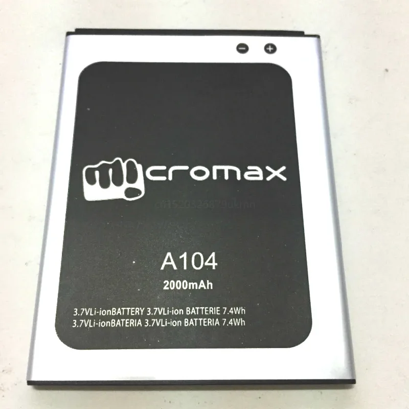 Аккумулятор 2000 мАч Micromax Canvas Fire 2 A104 мобильный телефон аккумуляторы + трек