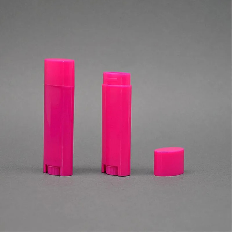 100 шт./лот Овальный бальзам для губ 4 5 г прозрачный белый фиолетовый синий