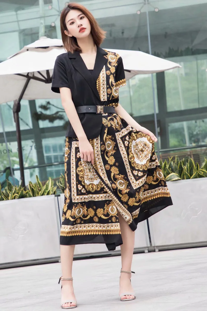 Длинное платье высокого качества Новинка лета 2020 Женская Вечерние повседневные