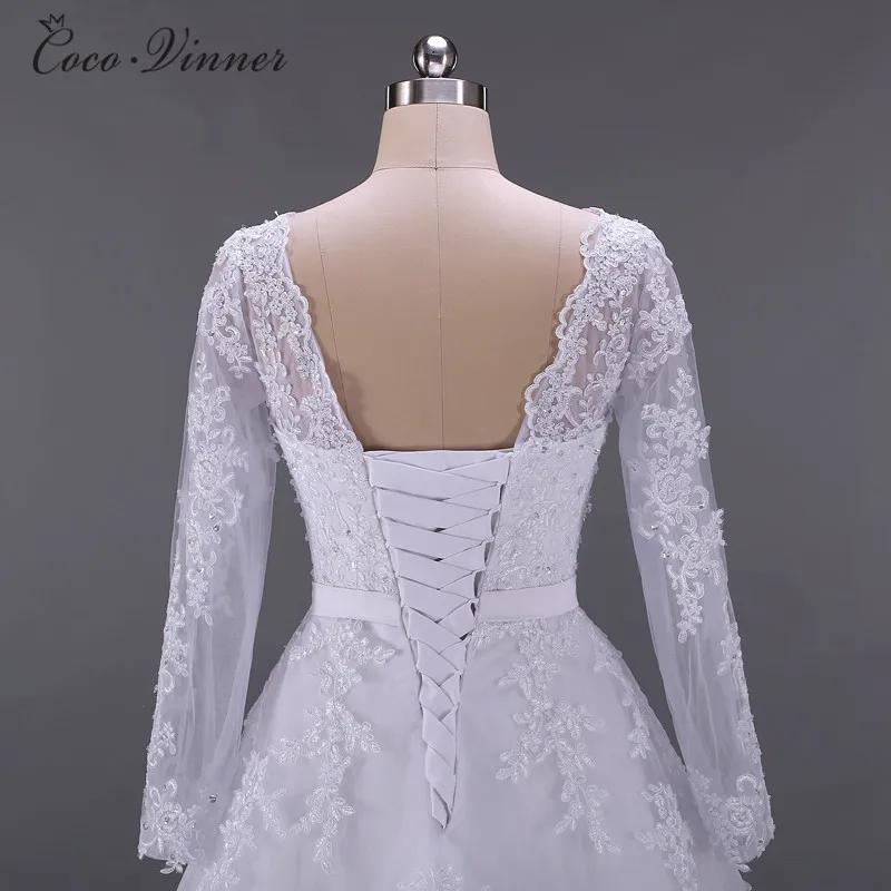 

Vestidos De Noiva Ball Gown Wedding Dress Long Sleeves Pearls Tulle Robe Ee Mariage Casamento Wedding Gown china W0009
