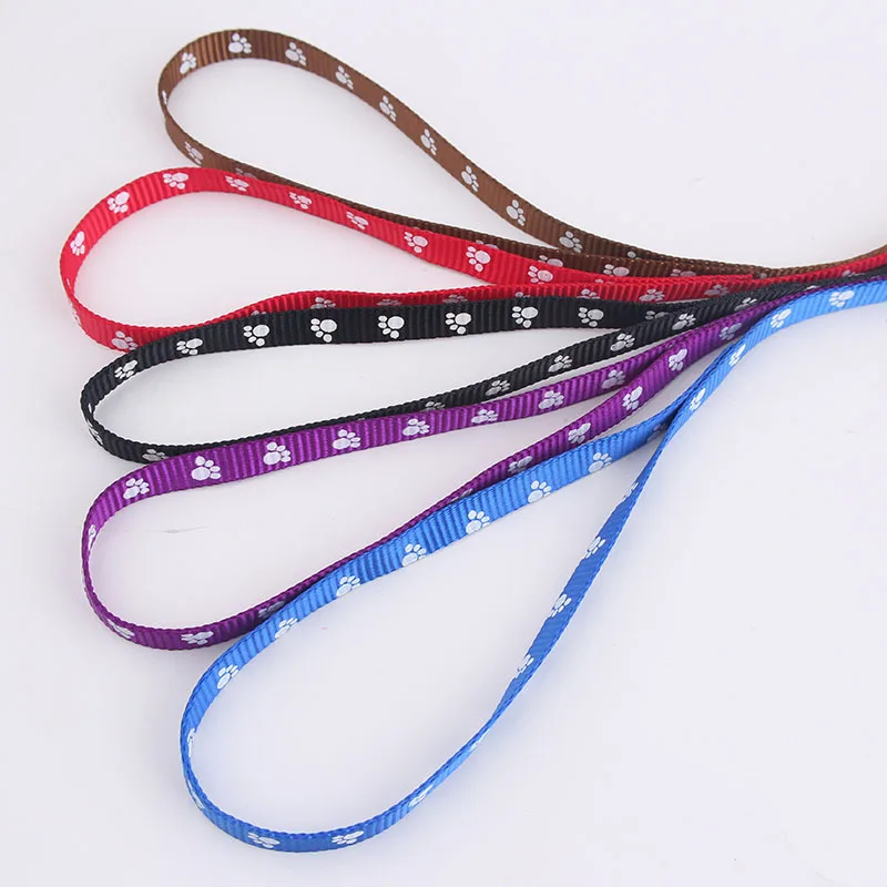 1 СМ Печати Веревка Мелких Животных Собаки Кошки Rope Lead Поводок Жгут Регулируемый