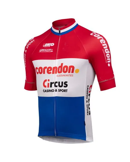 2019 CORENDON цирк Группа 2 цвет только с коротким рукавом Велоспорт Джерси Лето одежда