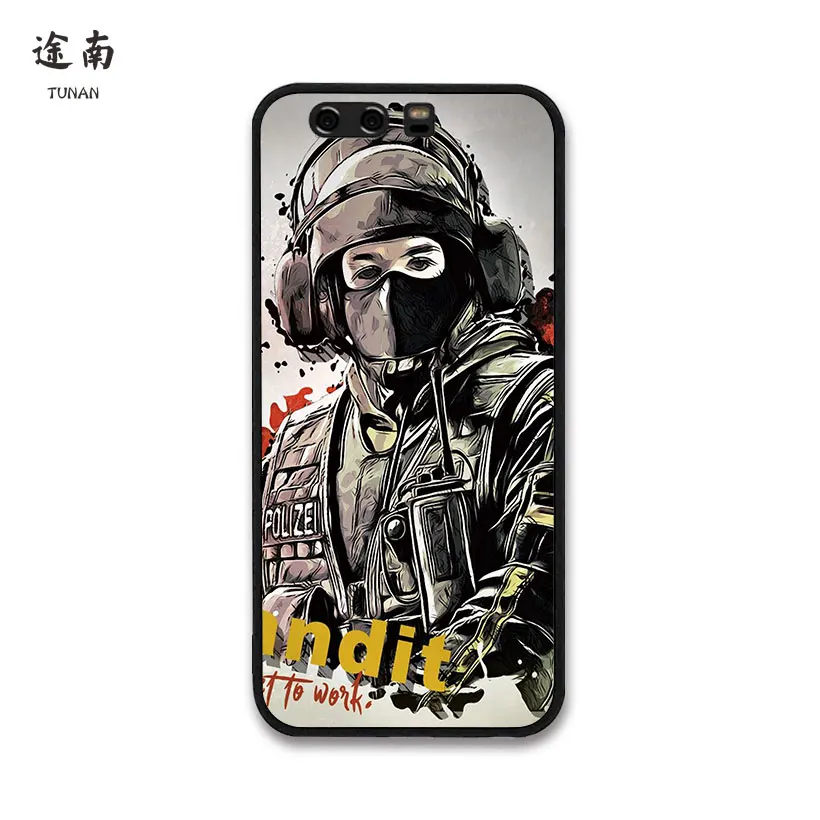 Cool rainbow six siege gema Coque Funda для HUAWEI P10 Lite P20 nova 2 mate 8 9 10 pro cool спортивная крышка чехол