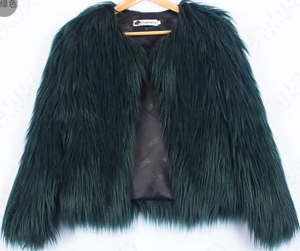 Новая осенне-зимняя женская шуба из искусственного меха с длинными рукавами, предложение оптовых продаж.