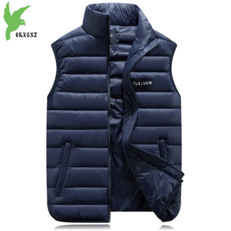 

Plus Size 6XL Down Cotton Vest Jacket Women Autumn Winter Light Thin Parkas New Fashion Jacket Waistcoat Female Outerwear OKXGNZ