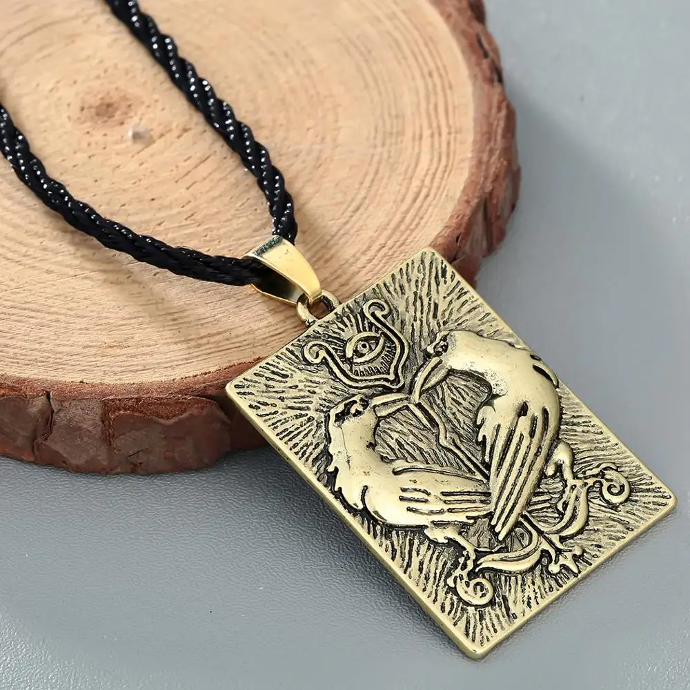 Chereda Valknut в стиле норвежских викингов символ Odin ожерелье для мужчин винтажная