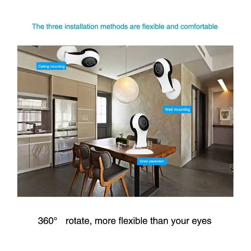 Умная видеоняня IP камера 1.0MP CCTV безопасности Wifi Cam система видеонаблюдения двухсторонняя голосовая ночного видения мобильный вид