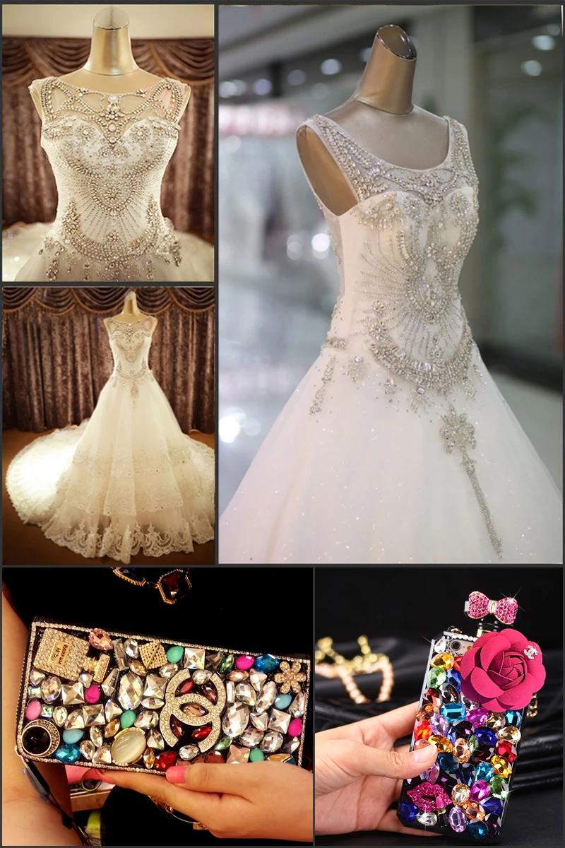 Аксессуары для ювелирных изделий темно коричневые Кристальные часы и платье в