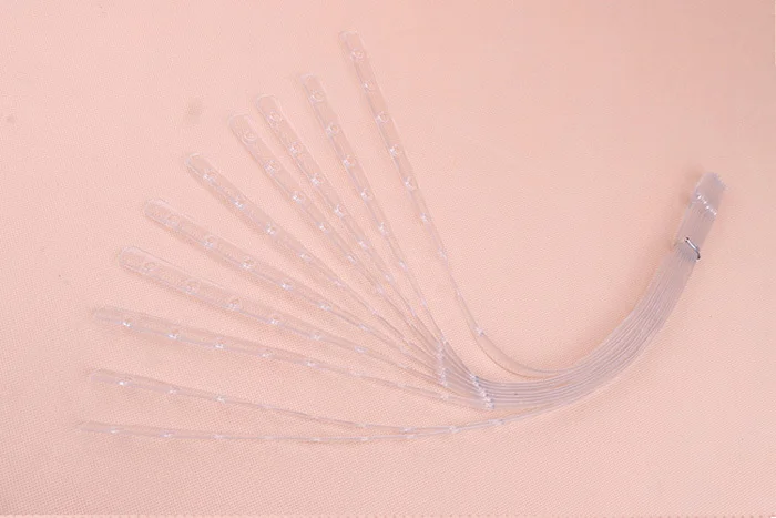 200 штук пластиковая вешалка для хранения одежды соединитель набор прозрачных