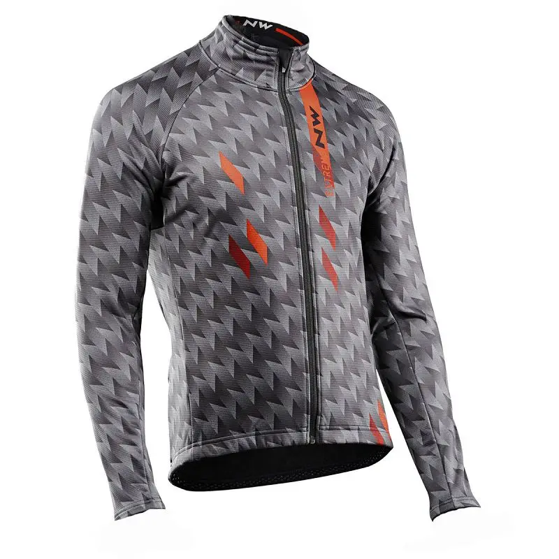 Fleece jersey Northwave, зимняя теплая Джерси, профессиональная команда, куртки для велоспорта, термофлис, для велоспорта, теплая одежда для горного велосипеда, куртка nw - Цвет: Fleece jersey