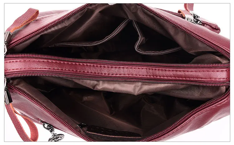 Роскошные сумки женские сумки через плечо для женщин Feminina Bolsa кожаные сумки через плечо дизайнерские женские сумки с двойной молнией