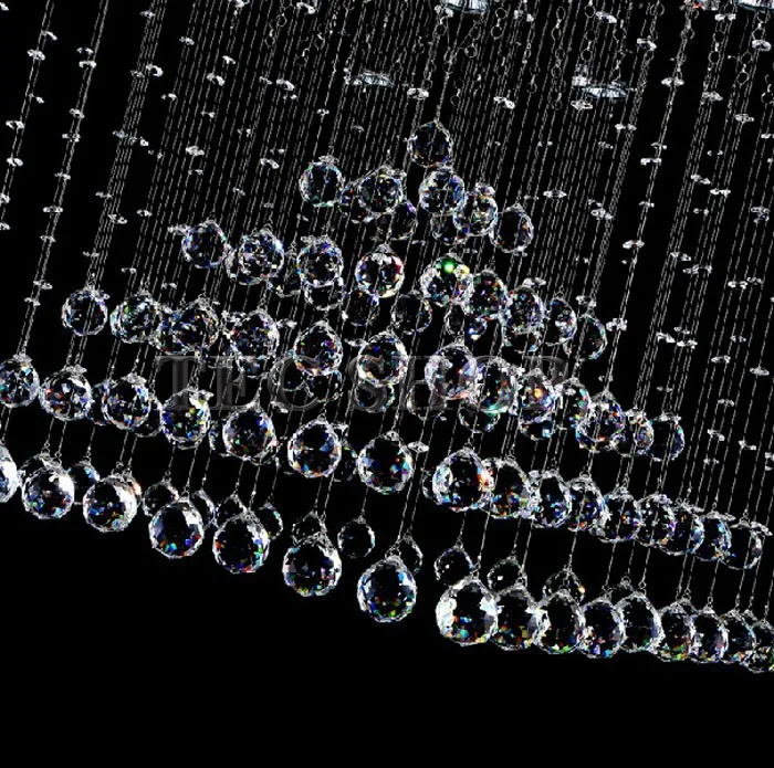 Новый K9 хрустальная люстра Роскошная Пирамида Люстра светодиодный Кристалл свет