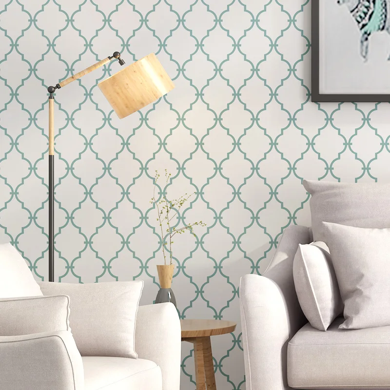 

Nordic Ins Style Grid Wallpaper Modern Simple Living Room Decor Wall Paper Elegant Bedroom Self Adhesive Wallpapers Murals ZE029