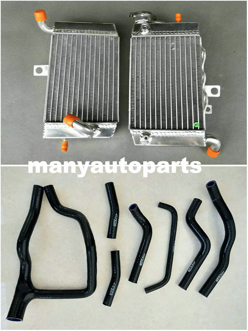 Радиатор GPI LH & RH с черным шлангом для Africa Twin 750 HONDA XRV750 XRV AFRICA TWIN|radiator for honda|honda