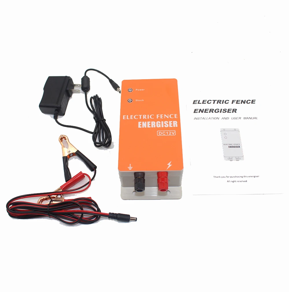 DC 12 V солнечная электрическая изгородь зарядное устройство ранчо контроллер