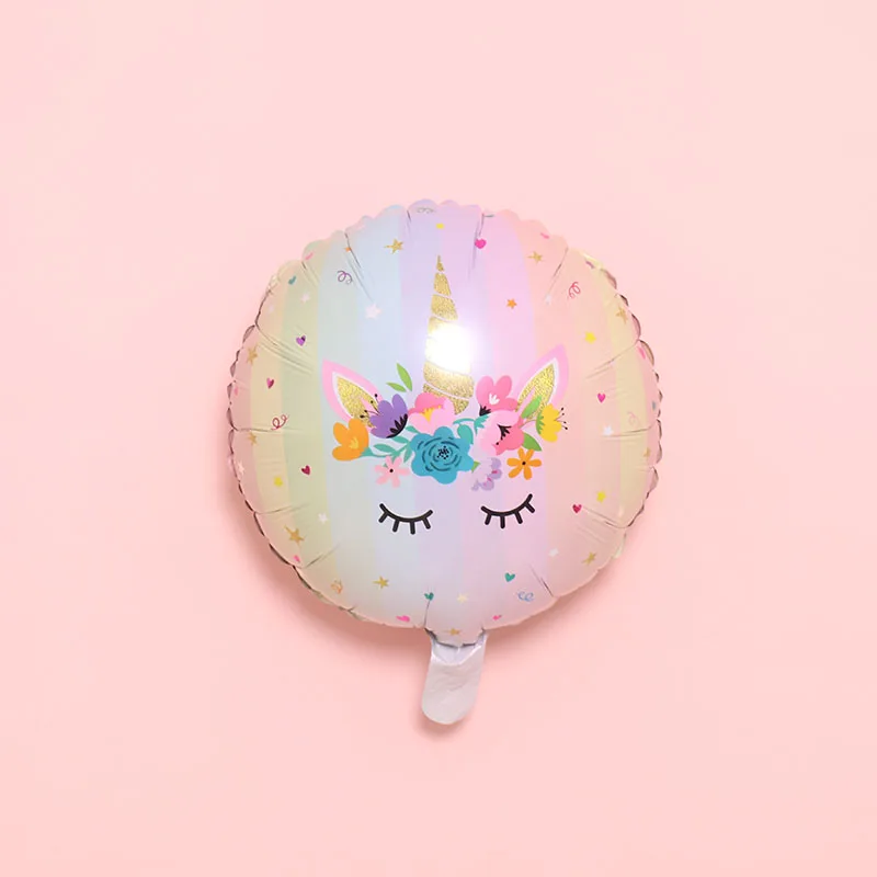 18inch MH Unicorn STARLZMU 1 шт Единорог воздушные шары День рождения украшения Детские гелиевые шары с персонажами мультфильмов Единорог вечерние украшения Balony - Цвет: 18inch MH Unicorn