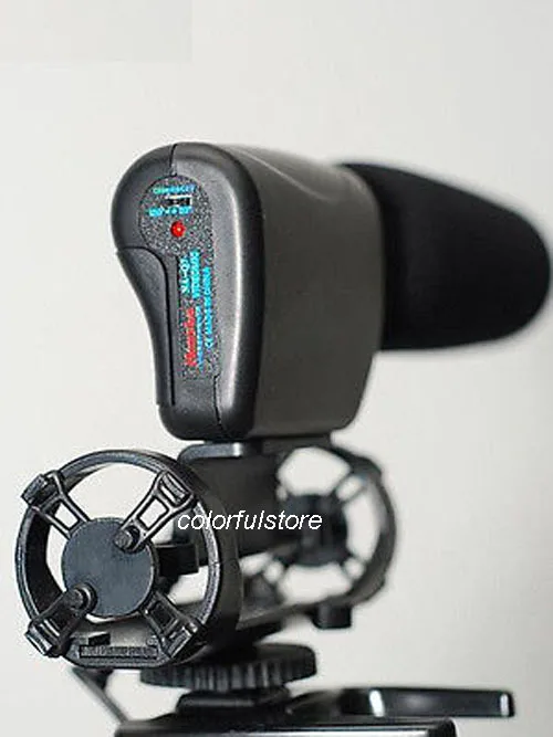 Бесплатная доставка! Стереомикрофон конденсаторный микрофон для Nikon D1 D2 D3 D40 D50 D60