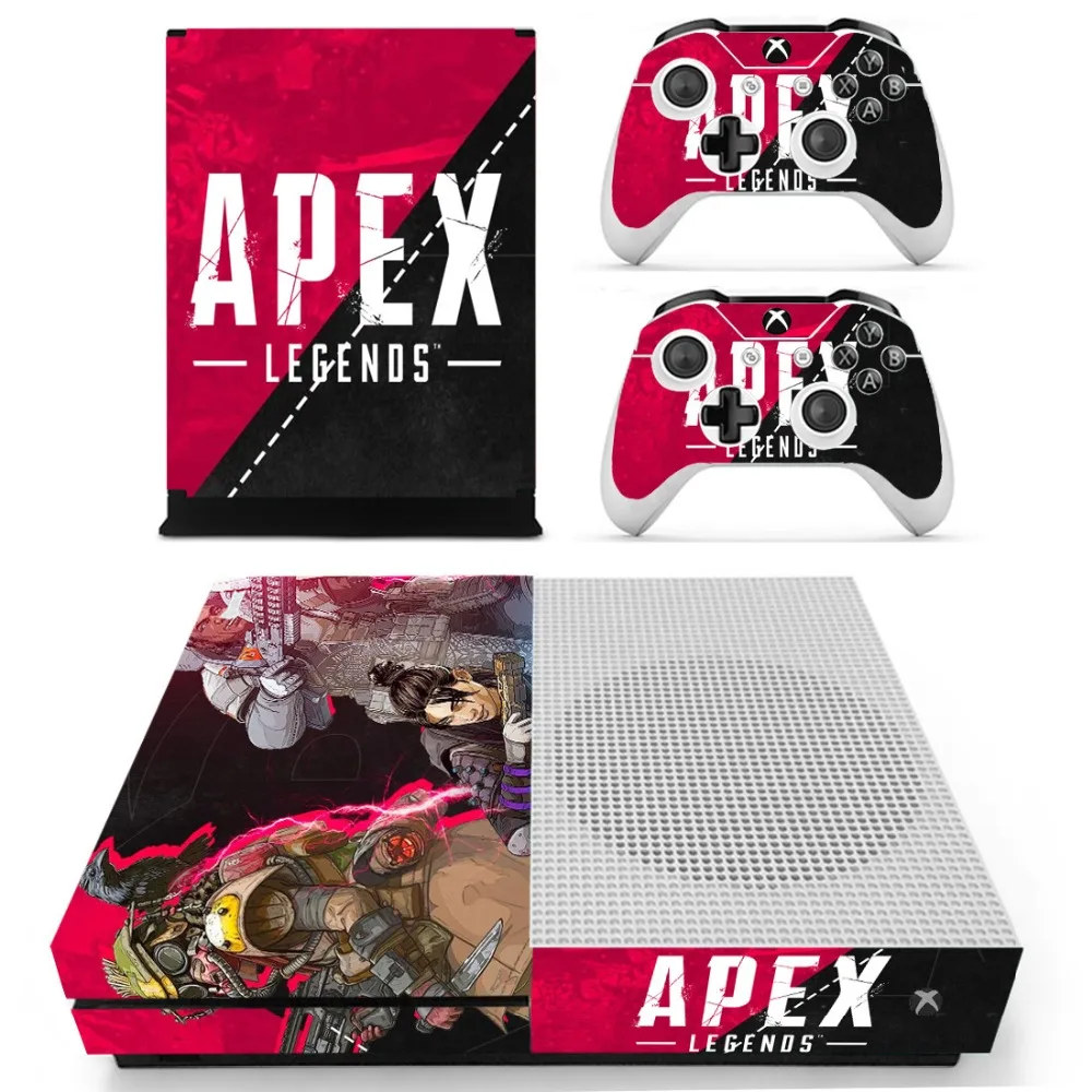 Игра APEX легенды кожи Стикеры наклейка для Microsoft Xbox One S консоли и 2 контроллеры