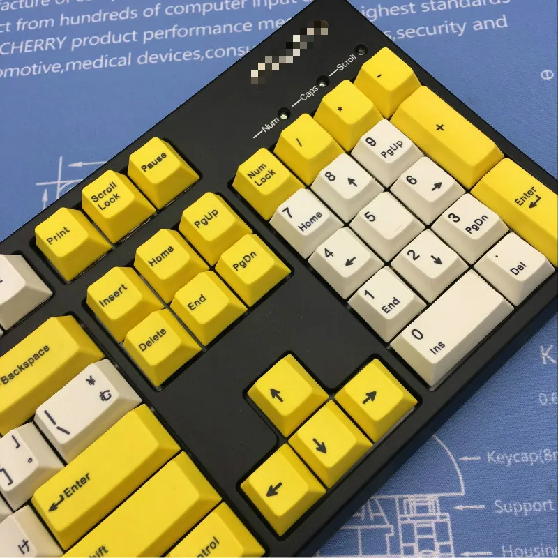 Серия PBT cherry профиль Keycap краситель sub новинка совместим с 64/68/84/96/104 и планировкой