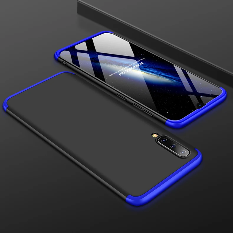 Для samsung Galaxy A50 чехол 360 градусов полный корпус чехол для samsung A50 A505 A505F SM-A505F чехол с закаленным стеклом