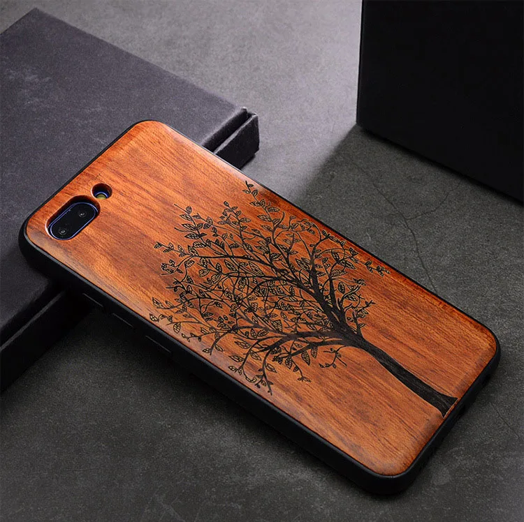 3 Чехол из натурального дерева для Huawei P30 P20 Pro P20 Lite дерево+ ТПУ Рамка чехол для Honor 8X10 V10 20 V20 Play Note10 Mate 10 Mate 20 Pro - Цвет: 3