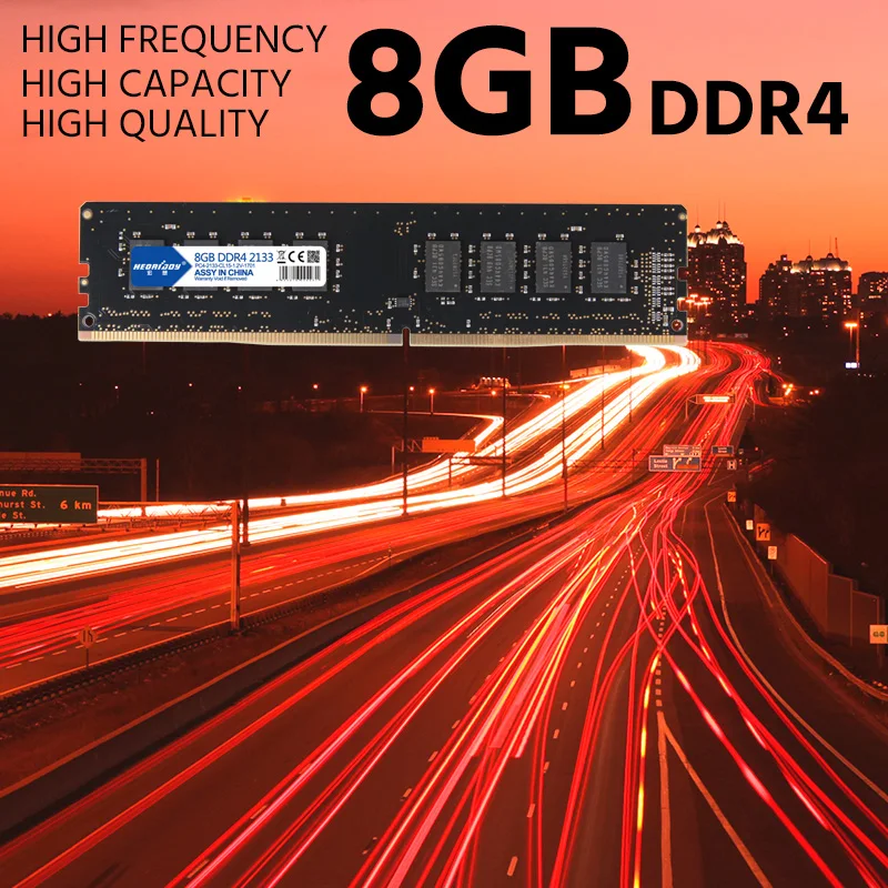 Оперативная память для ПК heoriady ddr4 8 Гб 2133 МГц dimm совместима с компьютером 2400 2666