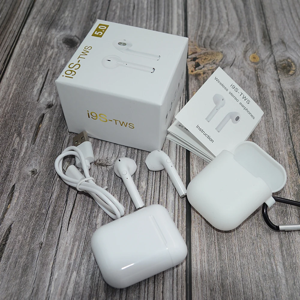 I9S TWS беспроводные наушники Bluetooth 5,0 наушники Auriculares беспроводные Bluetooth гарнитуры для xiaomi Смартфон USB