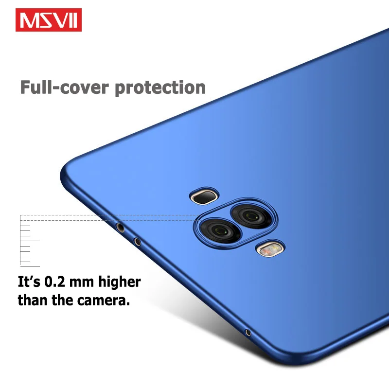 MSVII чехол для Huawei Mate 10 lite Роскошный Тонкий mate жесткий пластиковый huawei pro чехлы |