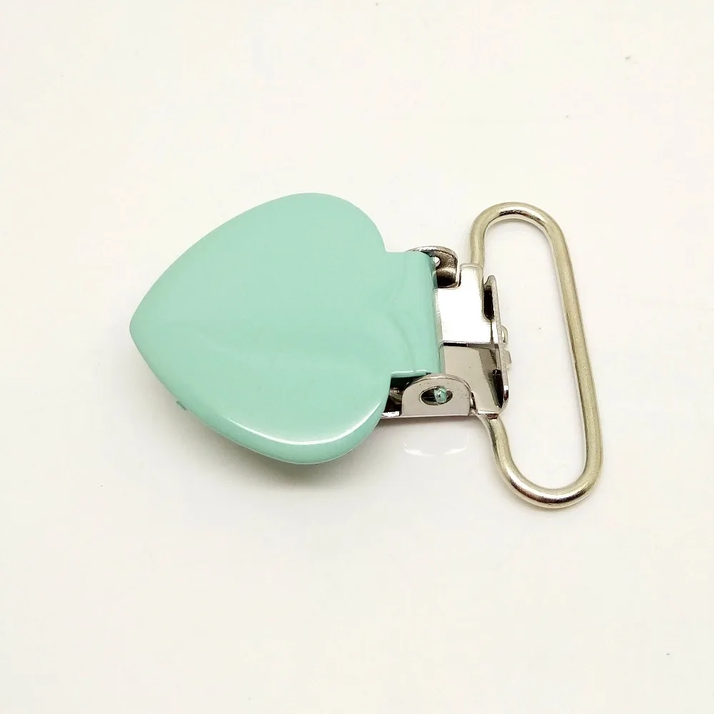 50 штук/комплект металлического сердечка эмалевая подвеска зажимы пустышки