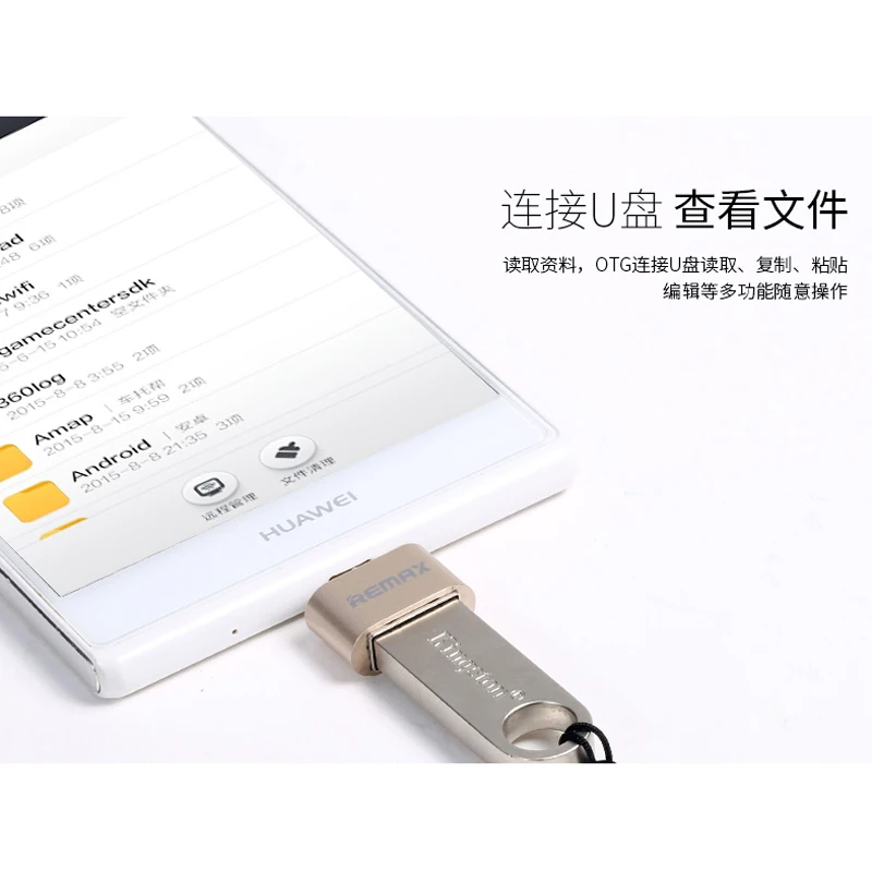 Оригинальный разъем REMAX Micro USB OTG для Android Mobile расширения памяти чтение u-диск