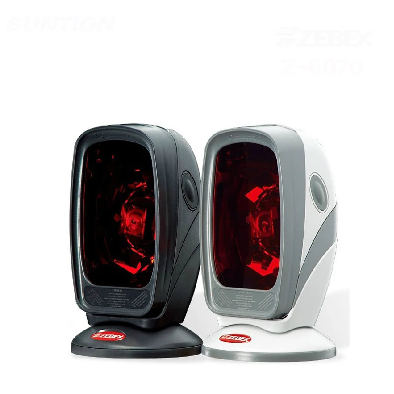 USB Dual-Laser label scanner with 32 Scan Line Omnidirectional barcode reader 1D bar code scanner for supermarket