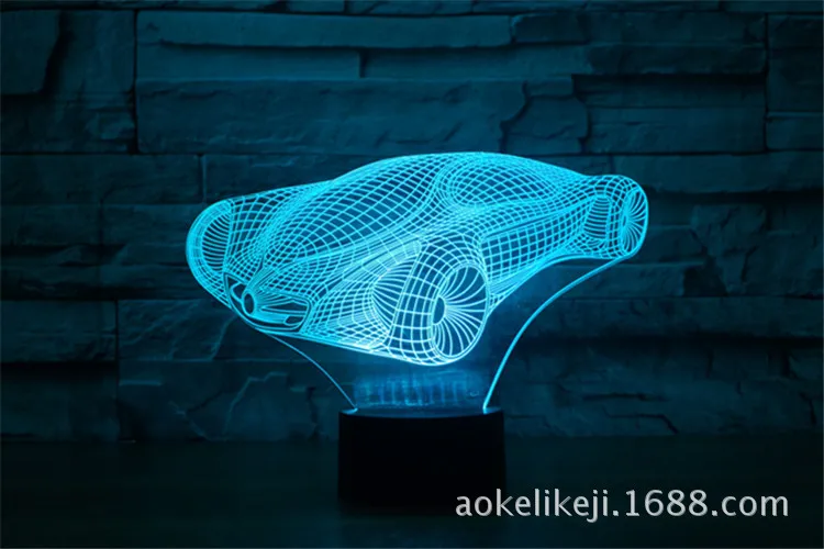Benchi concept car/наушники/Лотос/гитара/луна/Любовь Светодиодная настольная лампа USB