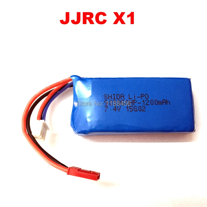 Литий полимерный аккумулятор JJRC X1 7 4 1200 мАч для бесщеточного квадрокоптера