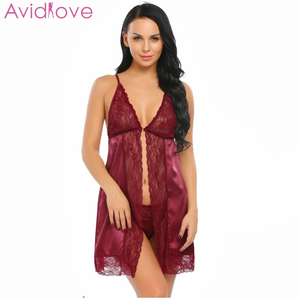 Avidlove женское кружевное сексуальное нижнее белье открытая спереди горячая