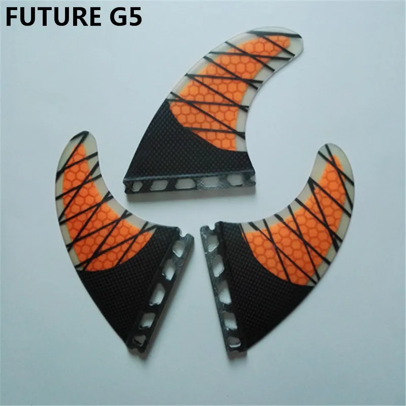 Future G5 Плавники Future G5/G7 сёрфинг детский вафельная ткань из Стекловолокна Плавники доски для серфинга Fcs плавника Однотонная одежда Fcs плавники 3 шт.; комплект из двух предметов Quilhas 14 цветов - Цвет: Future G5