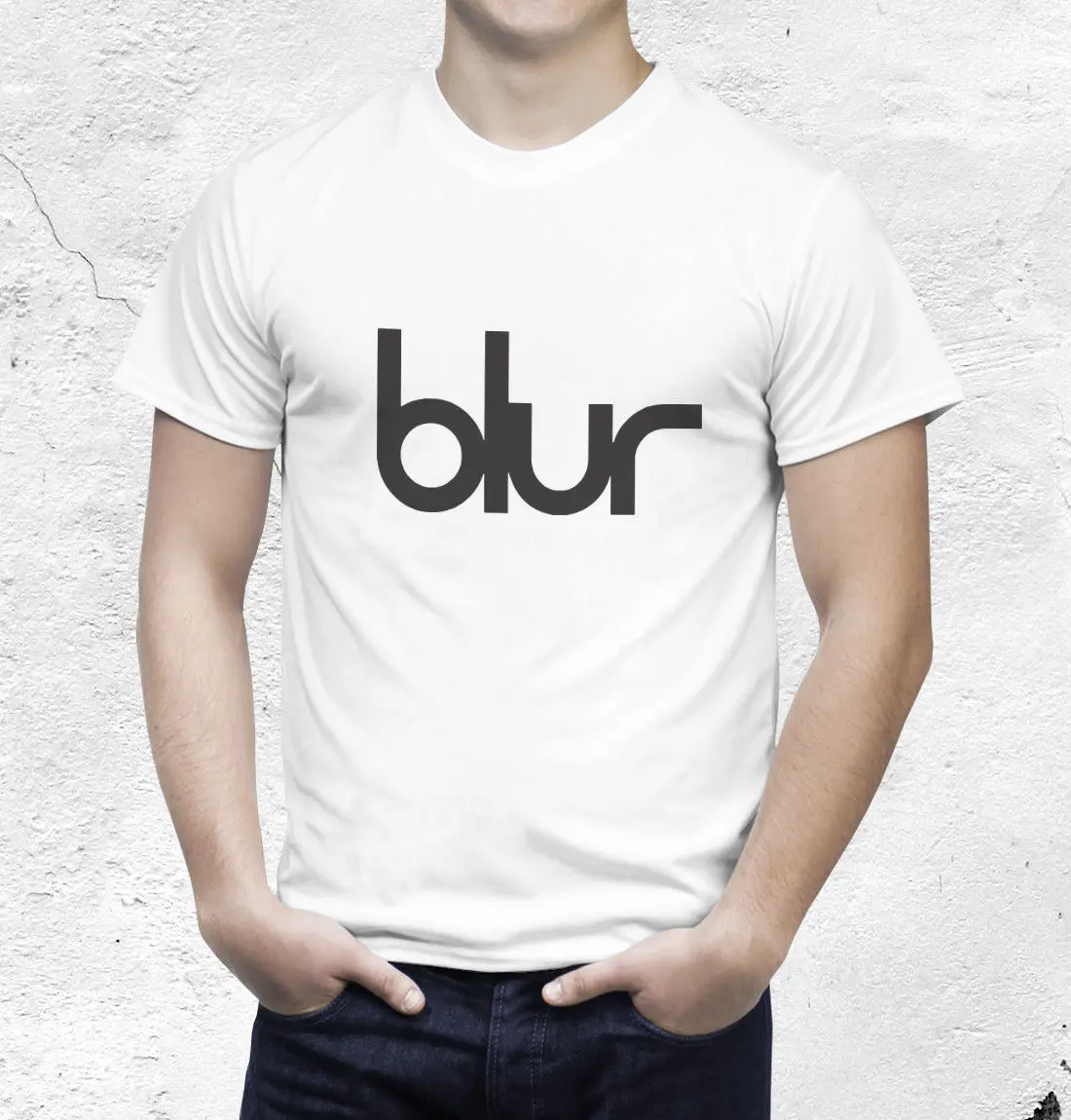 Футболка Blur The great escape Летняя мужская модная футболка Удобная Повседневная с